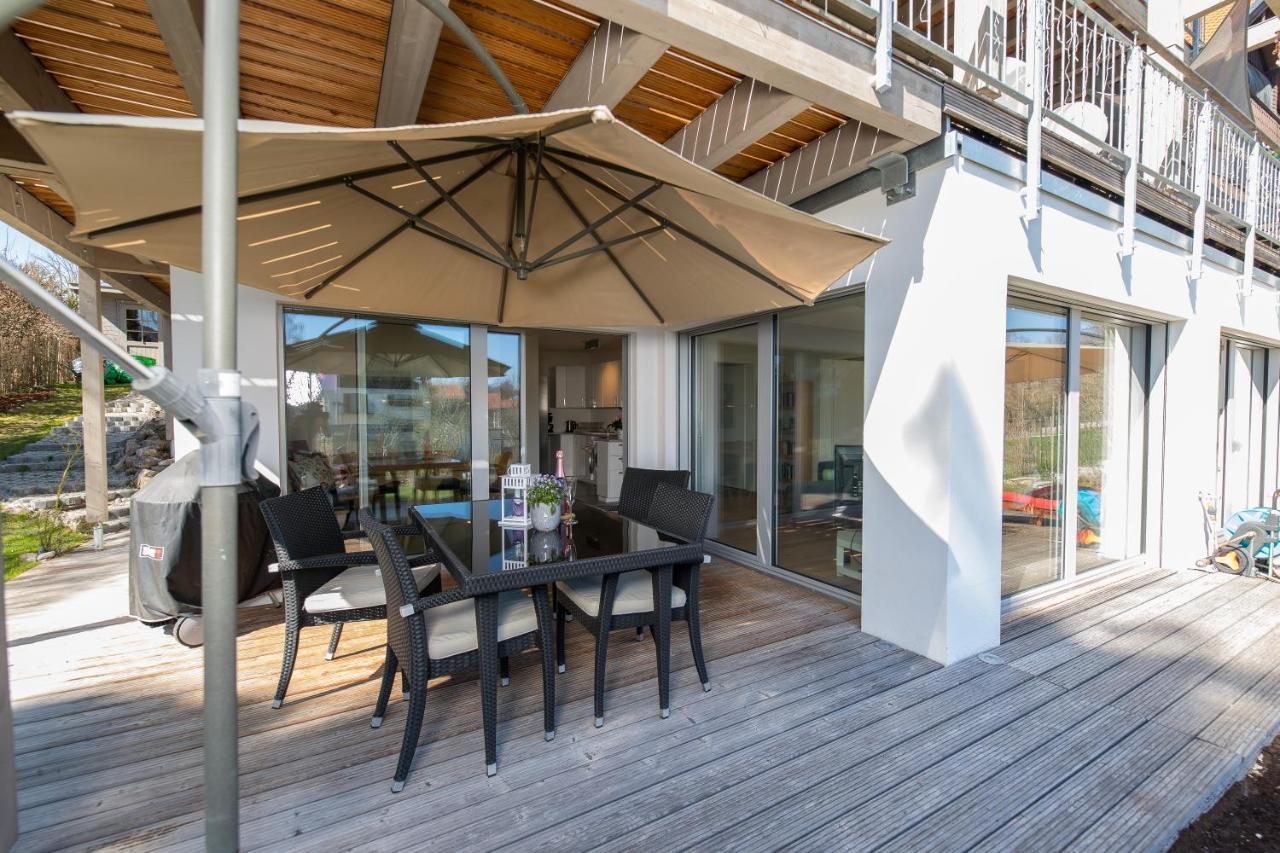 Helle Wohnung Mit Bergblick & Eigener Terrasse บัดเทิลซ์ ภายนอก รูปภาพ
